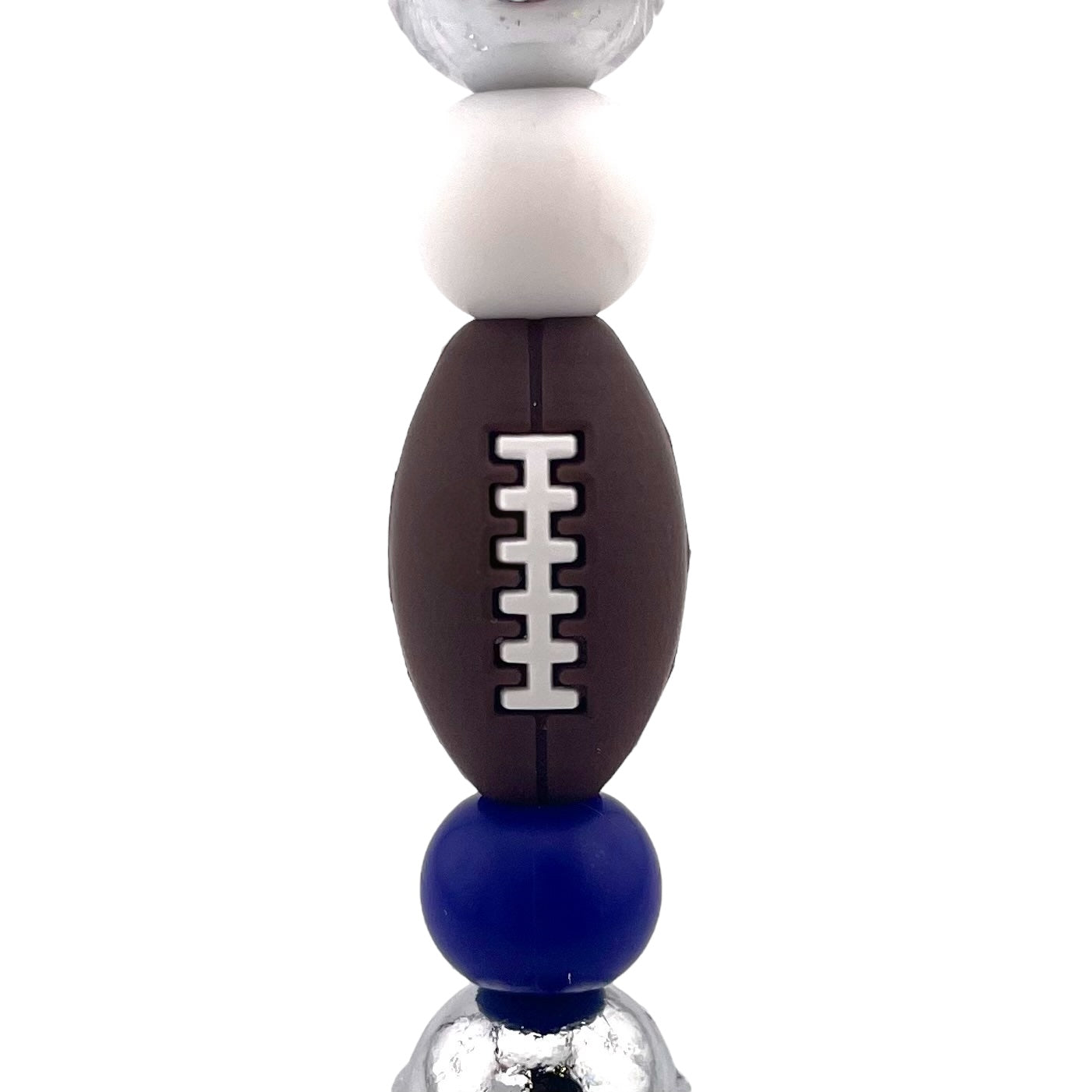 Football Beaded Bottle Opener – Game Day Ready