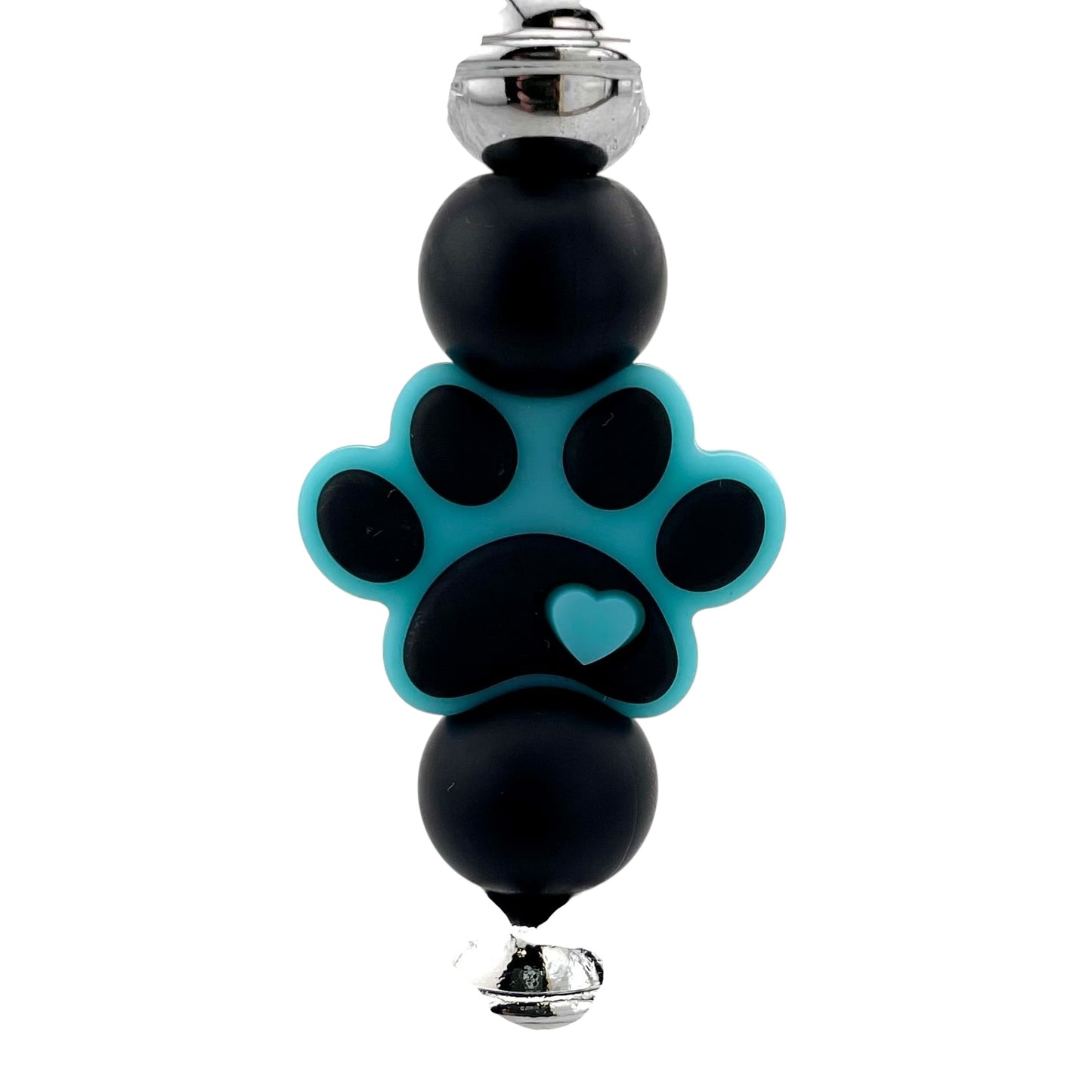 Teal Paw Print Beaded Bottle Opener – Pet Lover Gift