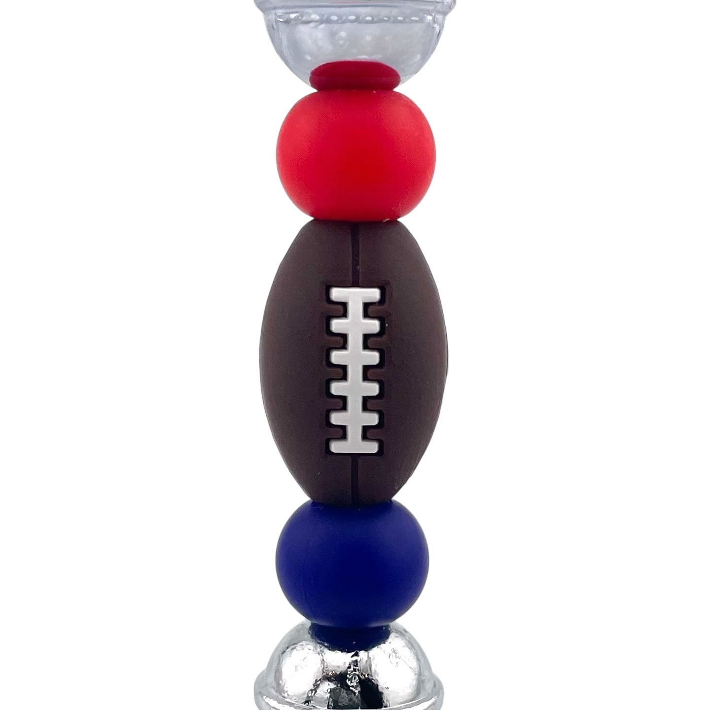 Football Beaded Bottle Opener – Game Day Ready