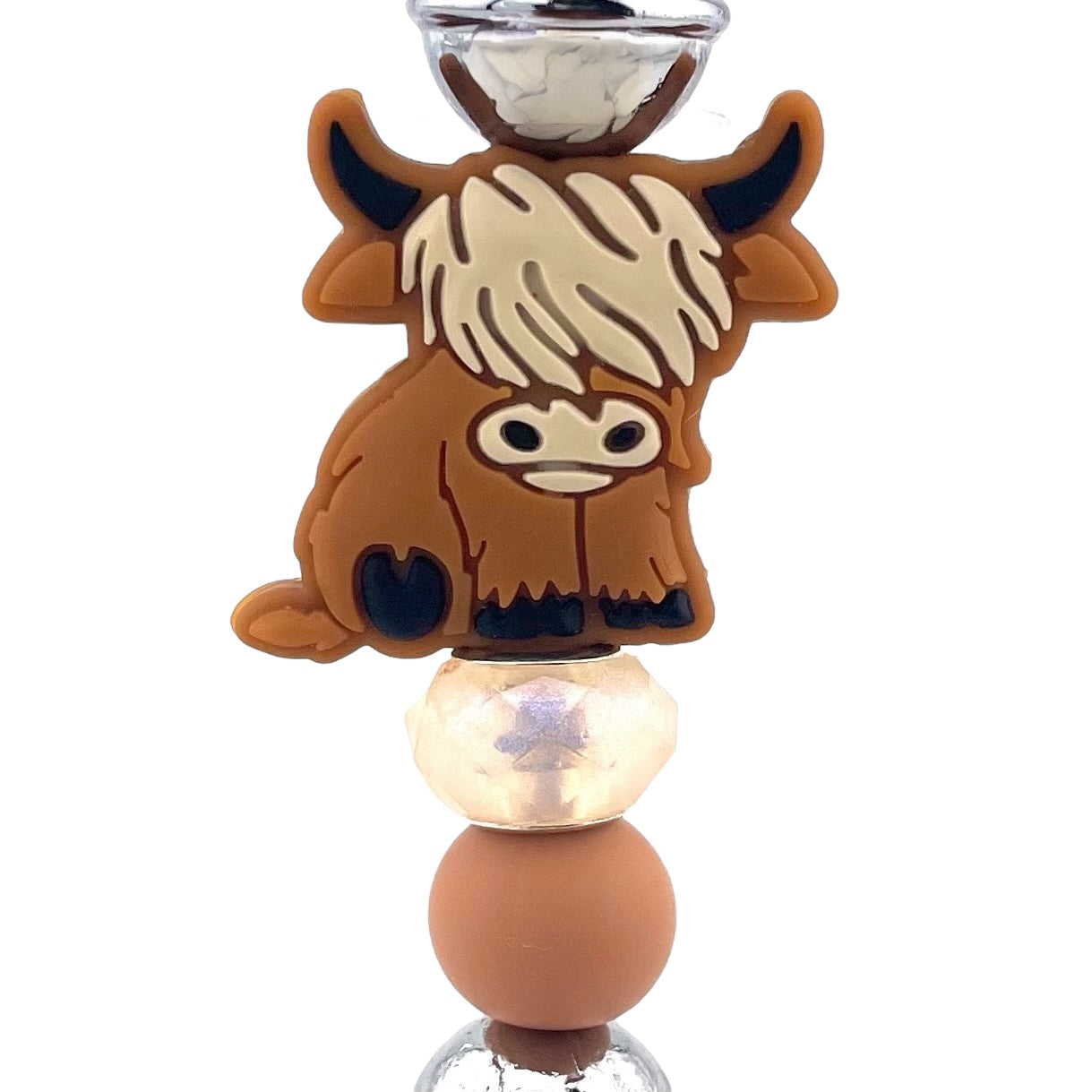 Highland Cow Beaded Bottle Opener – Farmhouse Charm