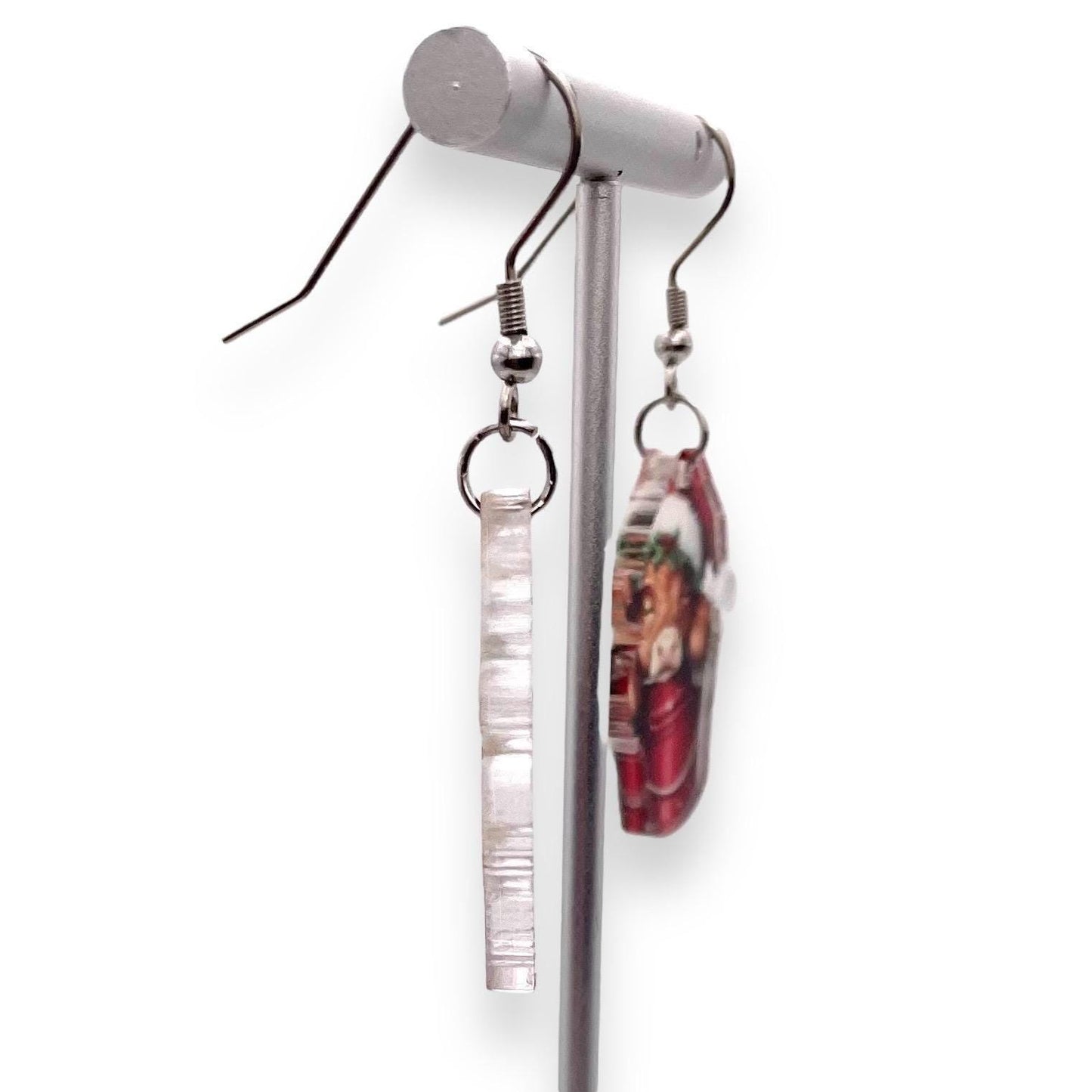 Christmas Cow Earrings - Festive & Hypoallergenic Holiday Accessory