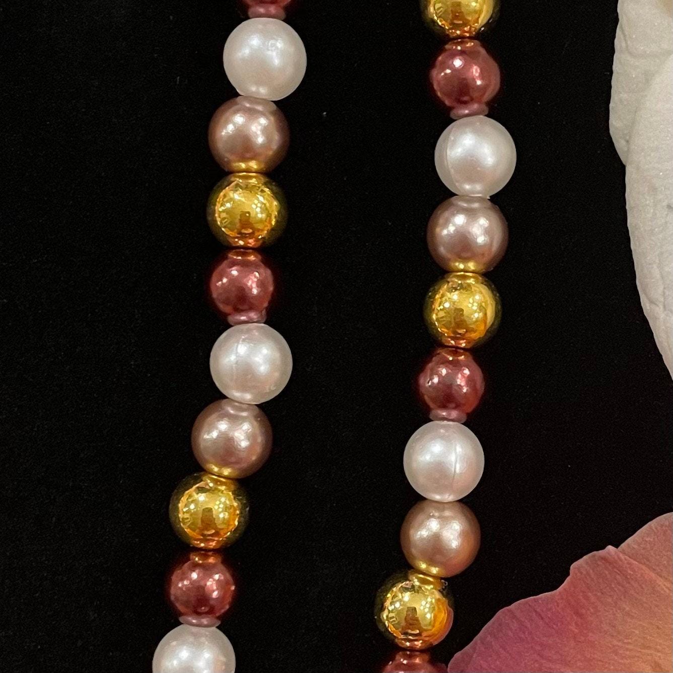 Fall Watch Necklace Pendant Compatible With Apple Watch Made With Imitation Pearls