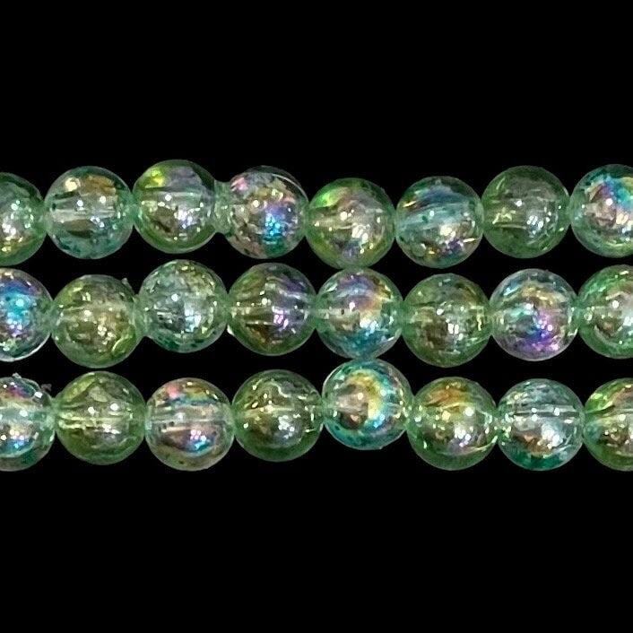 Acrylic Green Transparent Watch Band Compatible with Apple Watch. Custom Sizing For a Good Fit.