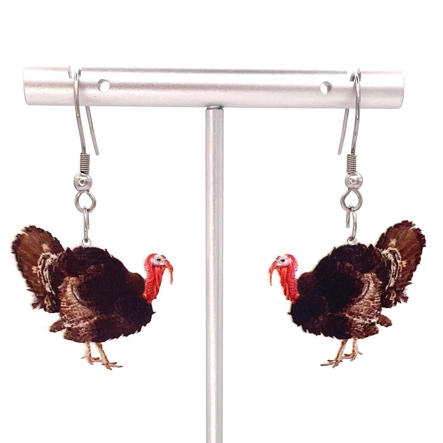 Critter Charm Earrings Made with Hypoallergenic Stainless Steel Earring Hooks