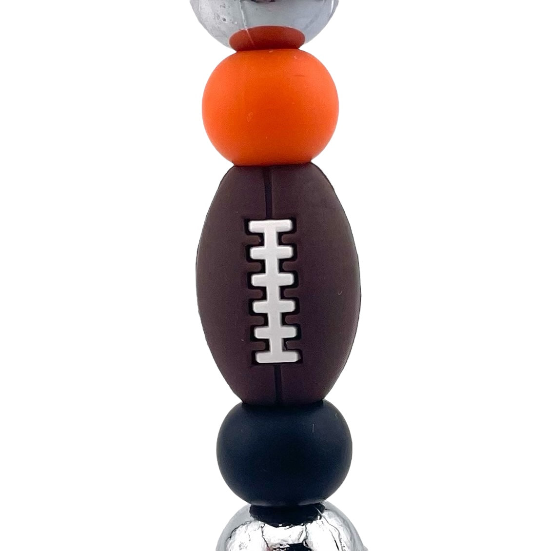 Football Beaded Bottle Opener – Game Day Ready