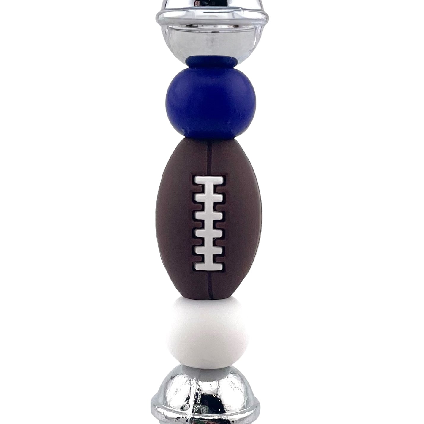 Football Beaded Bottle Opener – Game Day Ready