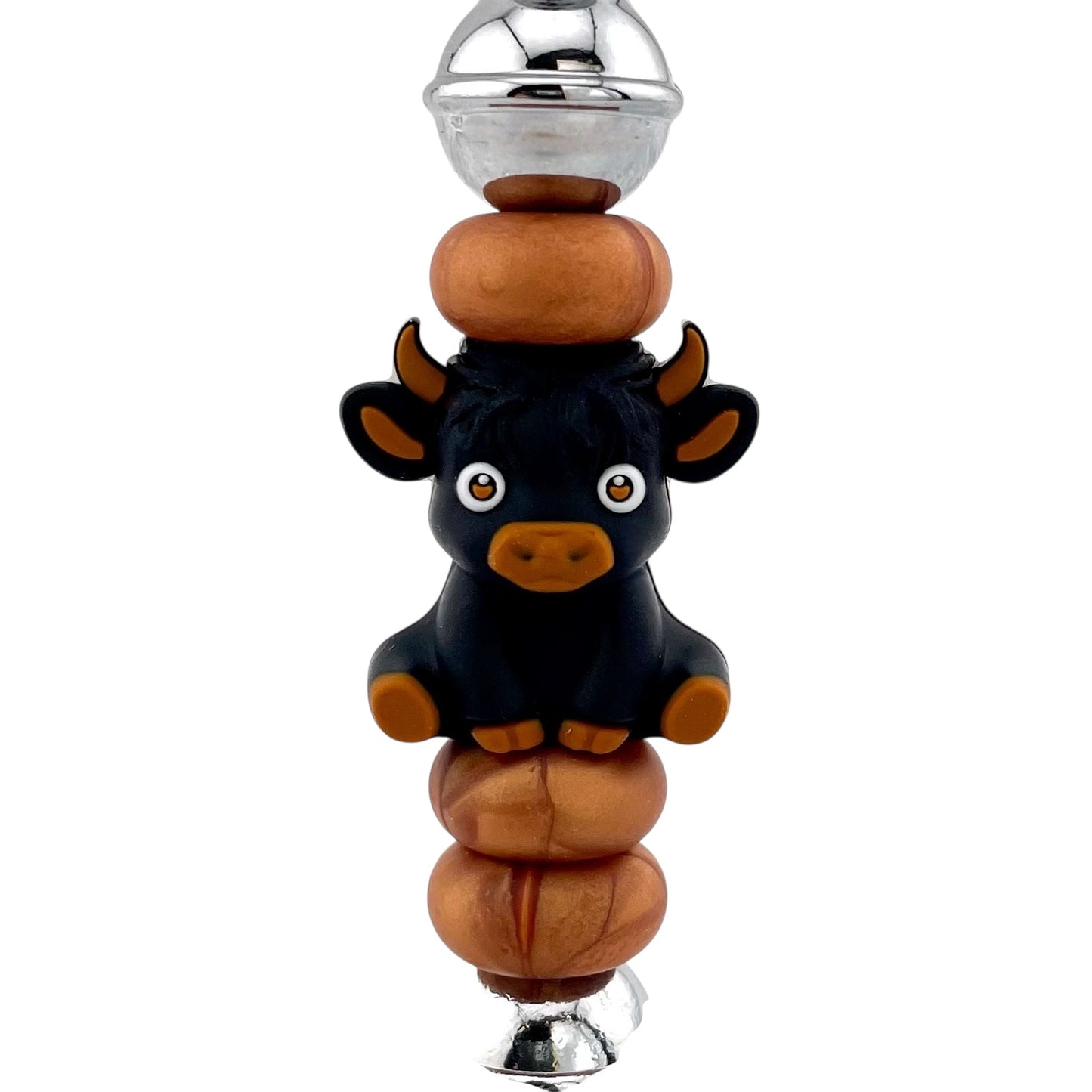 Black Bull Beaded Bottle Opener – Western Rustic Charm