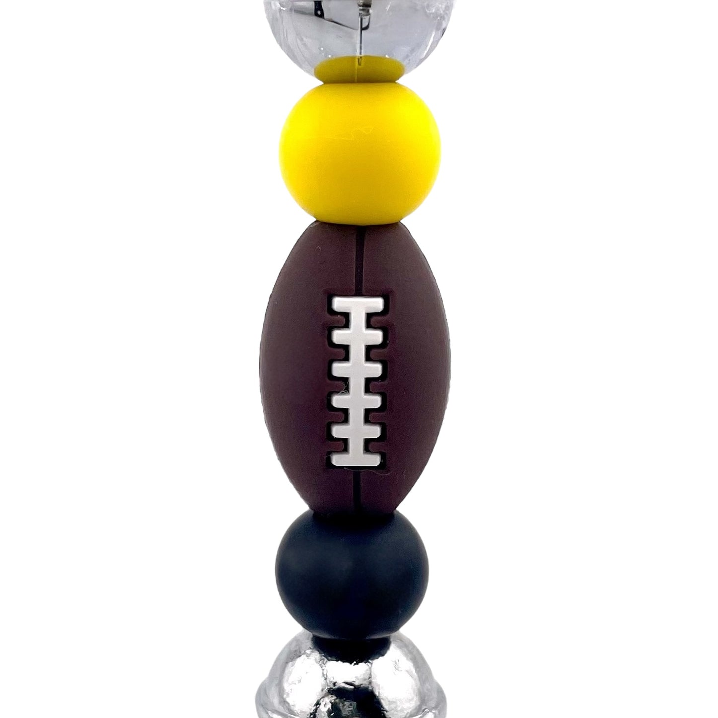 Football Beaded Bottle Opener – Game Day Ready