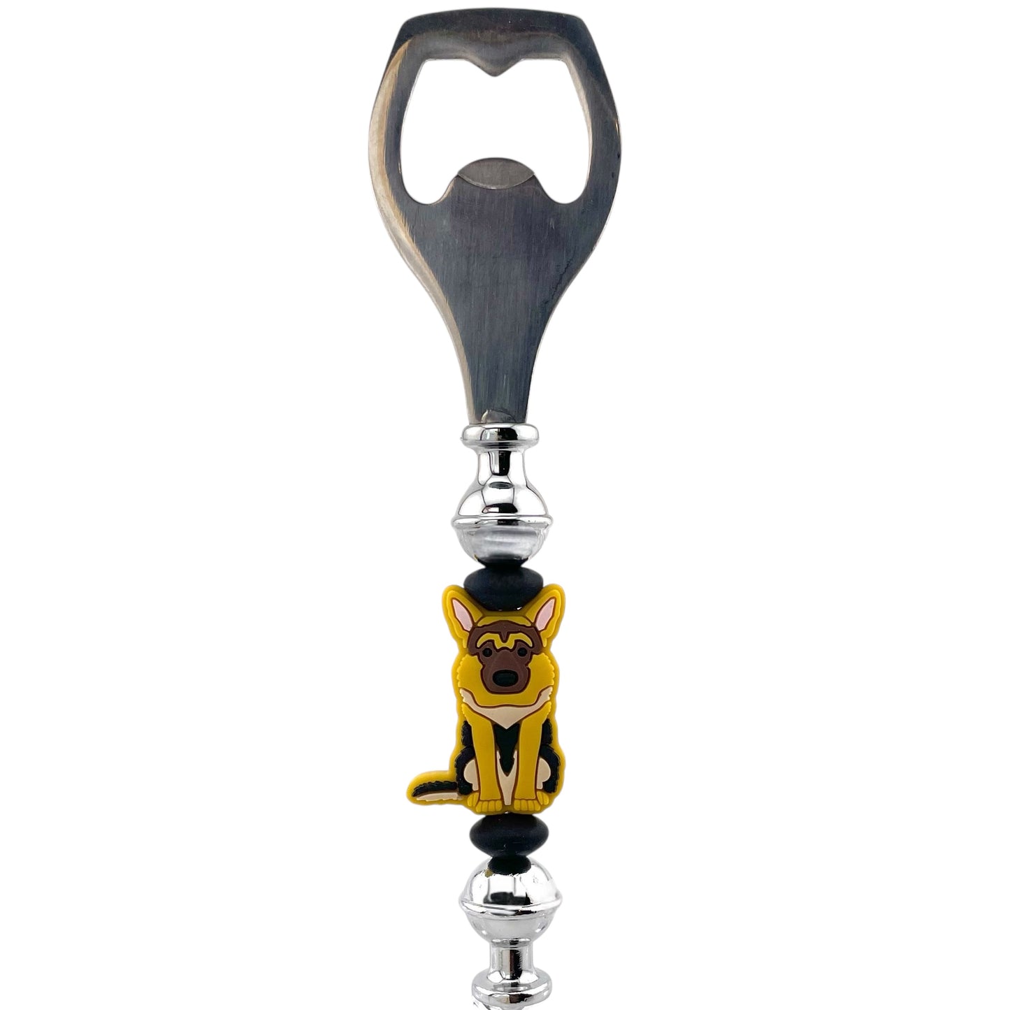 German Shepherd Beaded Bottle Opener – Loyal Companion Style
