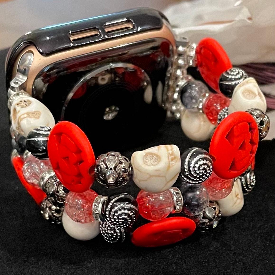 Halloween Watch Band Compatible with Apple Watch, Pumpkin Watch Band