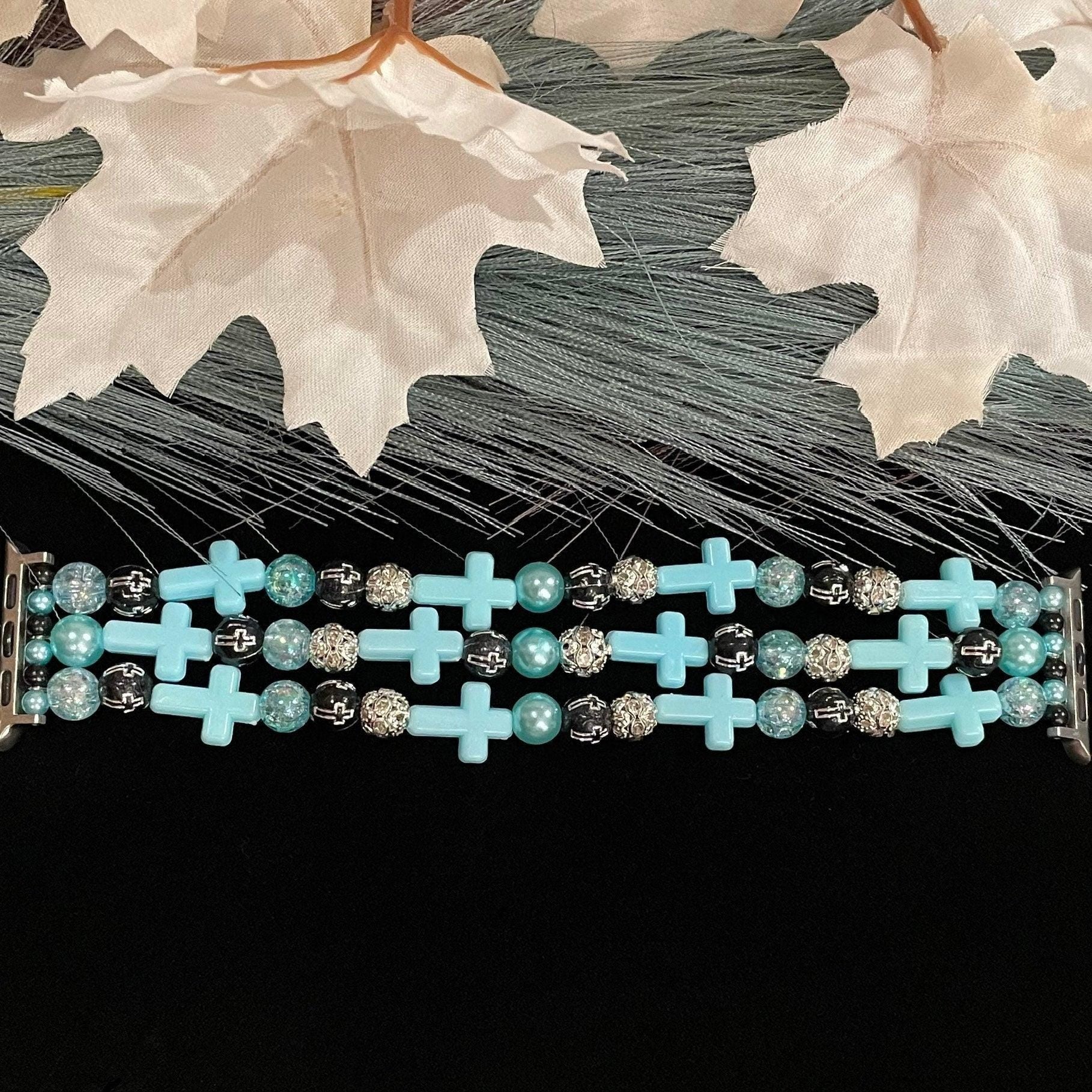 Religious Watch Band Compatible with Apple Watch with Custom Sizing & Multiple Colors Available.