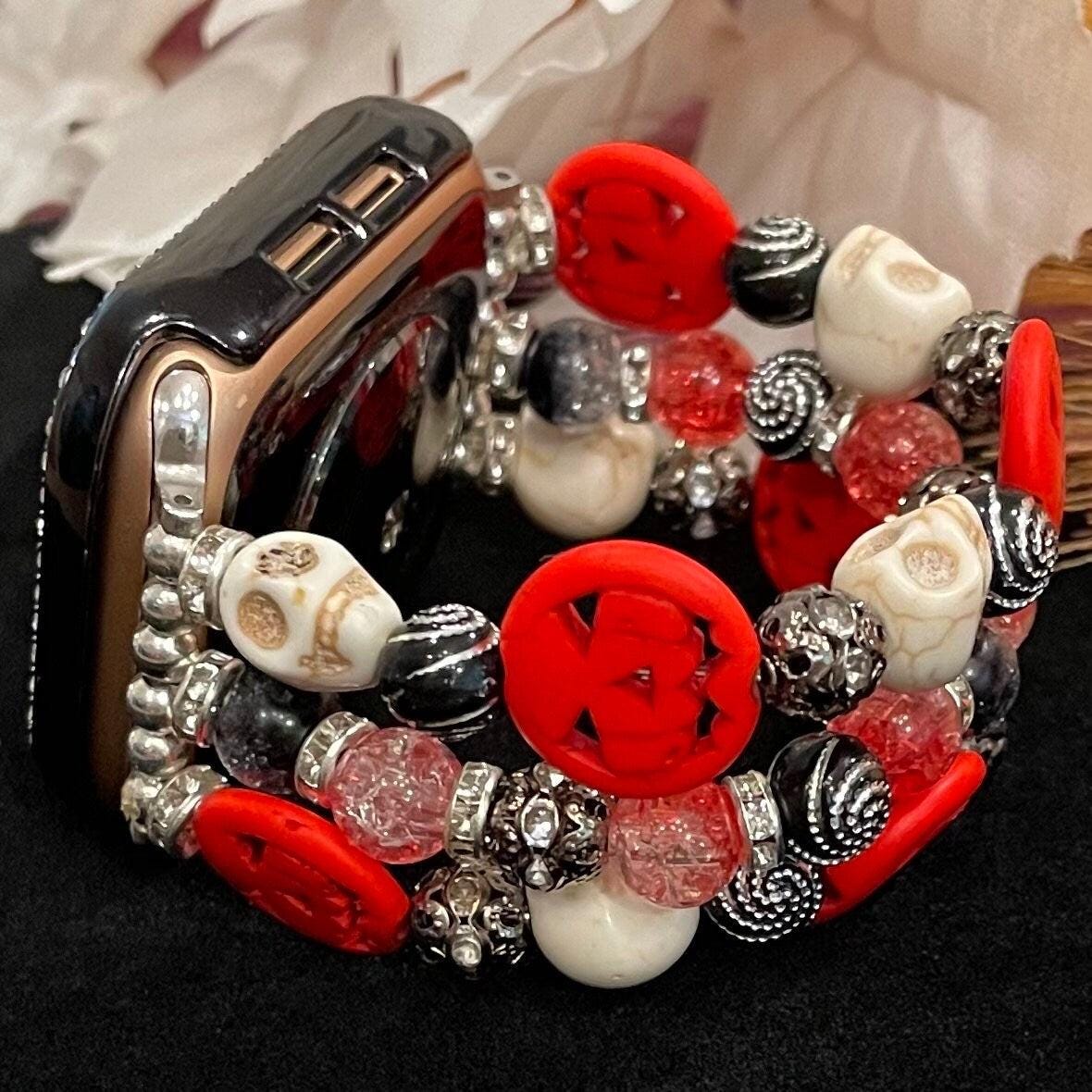 Halloween Watch Band Compatible with Apple Watch, Pumpkin Watch Band
