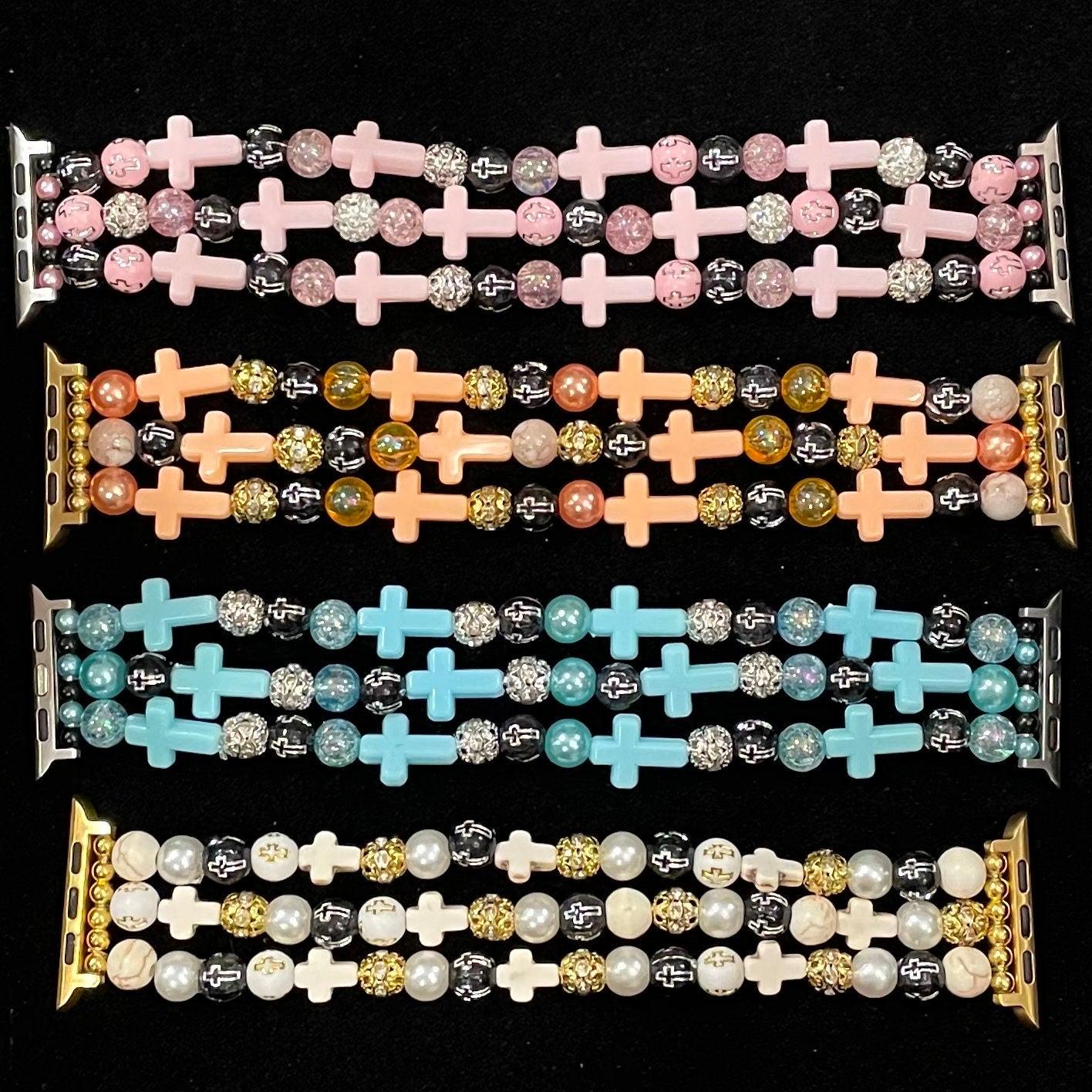 Religious Watch Band Compatible with Apple Watch with Custom Sizing & Multiple Colors Available.