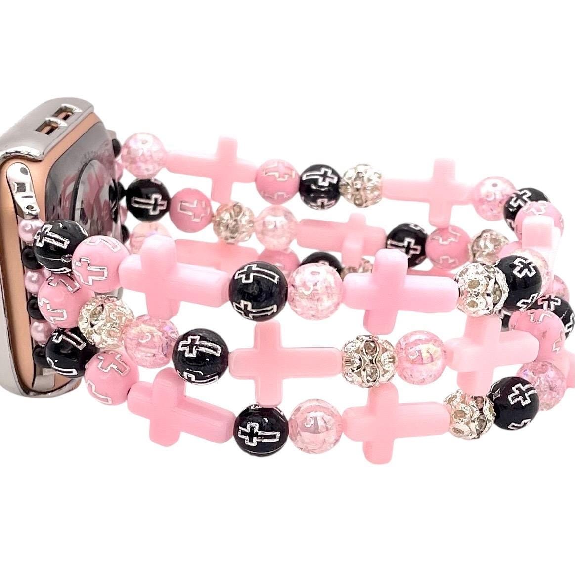 Religious Watch Band Compatible with Apple Watch with Custom Sizing & Multiple Colors Available.