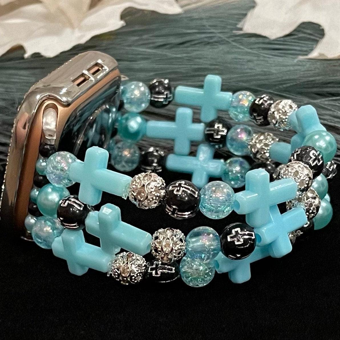 Religious Watch Band Compatible with Apple Watch with Custom Sizing & Multiple Colors Available.