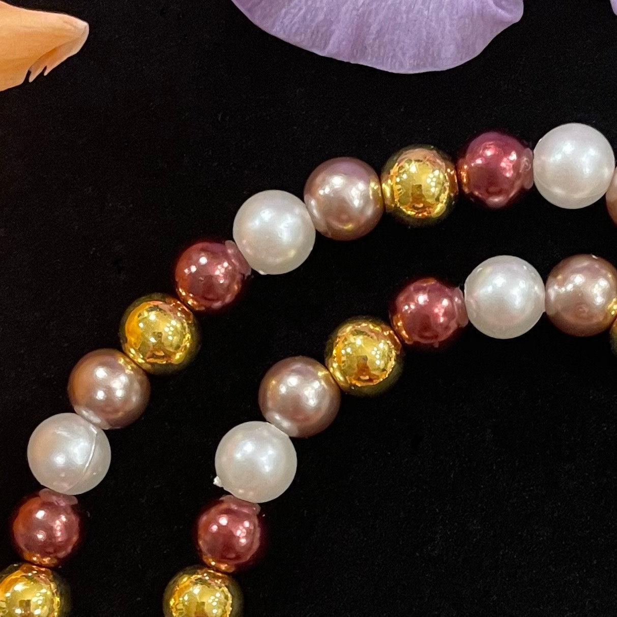 Fall Watch Necklace Pendant Compatible With Apple Watch Made With Imitation Pearls